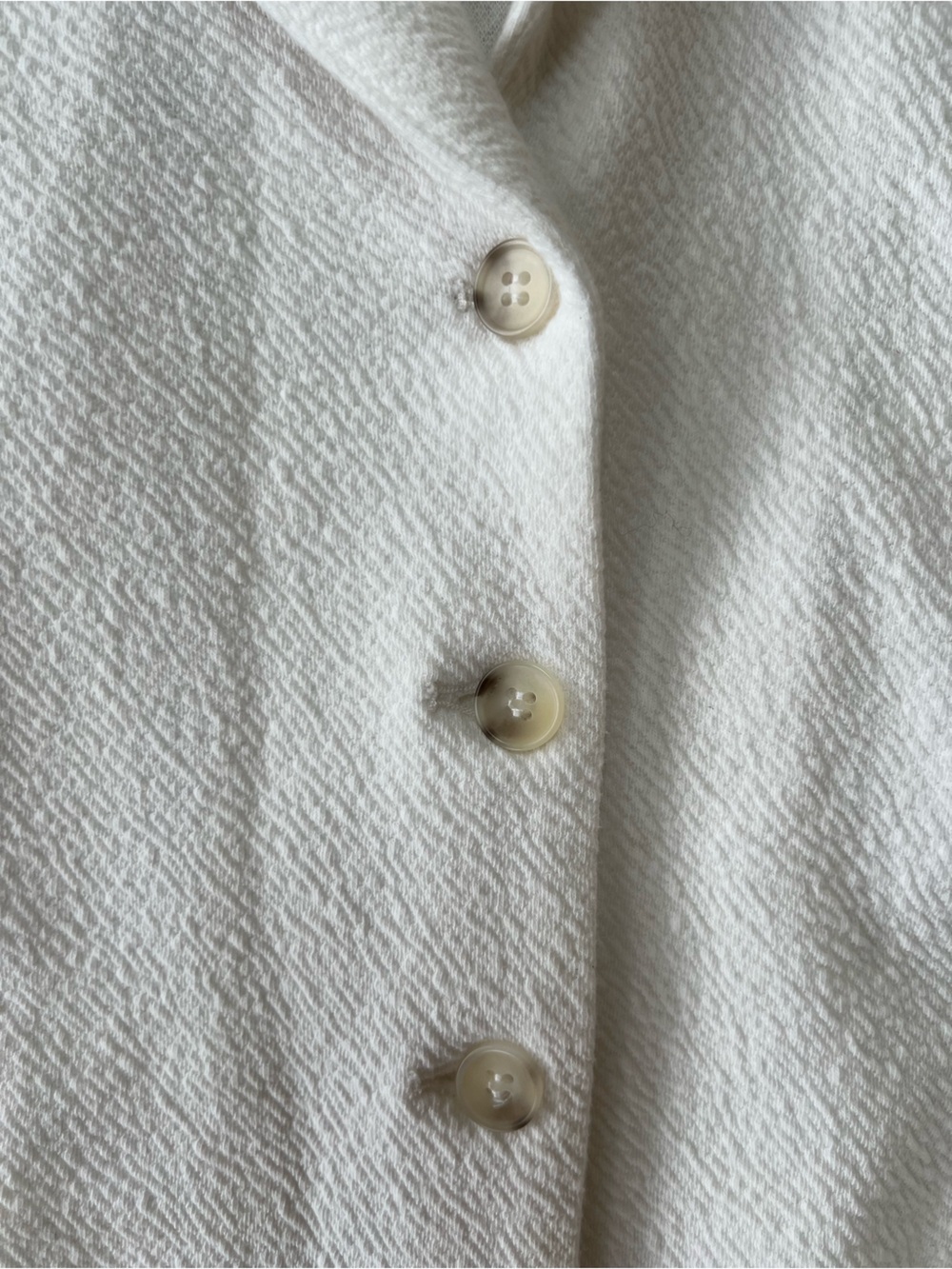 Maeve Anthropologie Notched Lapel Crinkle Button Front Short Sleeve Top White,S - Picture 7 of 11